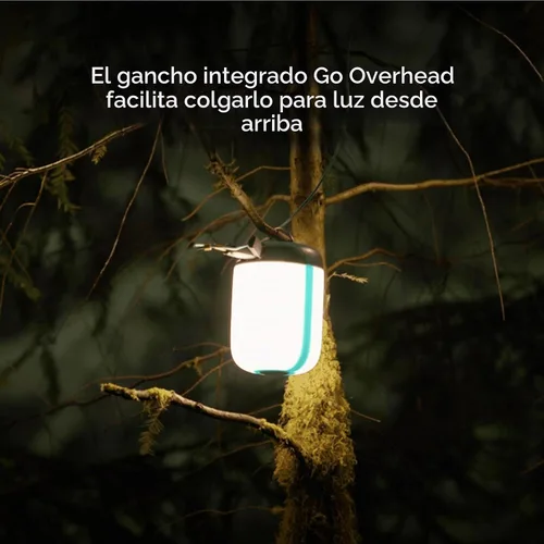 Vista 8 de BioLite Alpenglow Linterna USB multicolor con batería recargable y puerto de carga, AlpenGlow 500