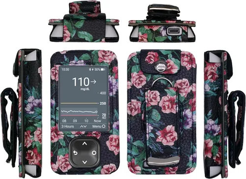 Vista 11 de Funda de piel diseñada con clip y protector de pantalla (incluye para receptor Dexcom G7/G6 (BEL-1)