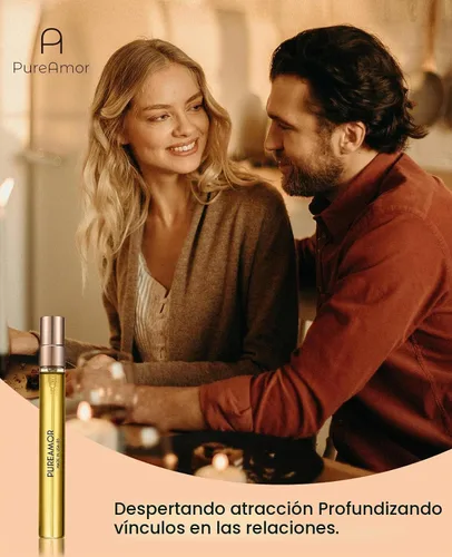 Vista 5 de PUREAMOR Perfumes de feromonas para mujer, aceite de café vainilla de larga duración, extracto de perfume de larga duración, sin alcohol, Eau De