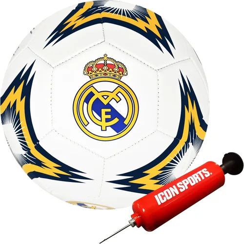 Vista 9 de Icon Sports Officially Licensed LED Light Glow in The Dark Soccer Ball - Size 5