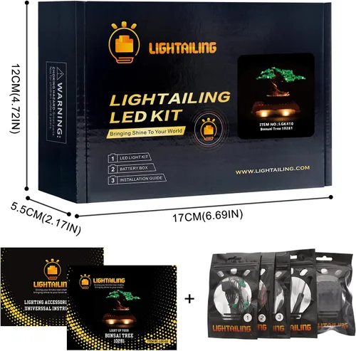 Vista 7 de LIGHTAILING Luz LED para modelo de bloques de construcción Bonsái Lego 10281 - No incluye el set