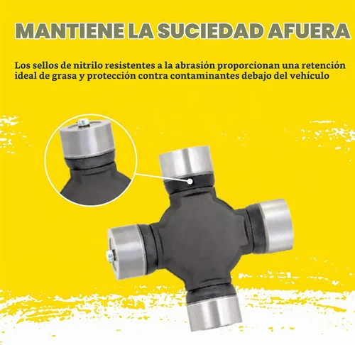 Vista 6 de MOOG 371 Junta Universal de Súper Resistencia Sin Grasa para Jeep Wrangler