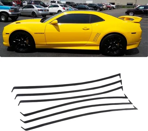 Vista 11 de x xotic tech 6 calcomanías de vinilo con incrustaciones de vinilo para carrocería L&R, compatible con Chevrolet Camaro SS RS LS 2010-2015
