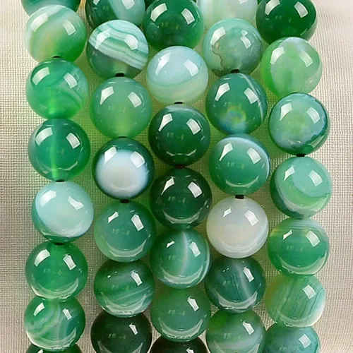 Vista 4 de Massive Beads - Pulsera de cuentas de cristales de macramé con poder curativo natural, unisex, ajustable, 516 pulgadas (8 mm)