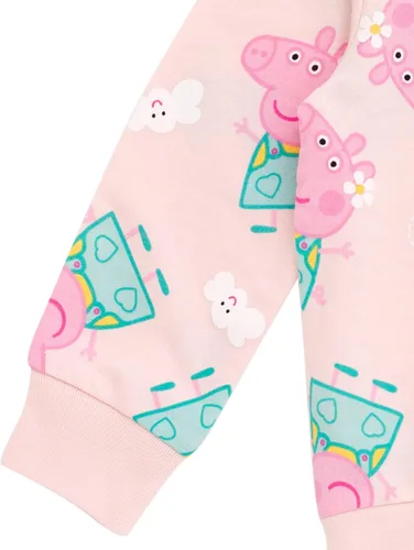 Vista 3 de Peppa Pig Sudadera de felpa francesa para niñas pequeñas