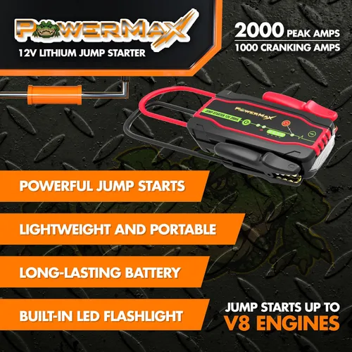 Vista 3 de PowerMax Arrancador de litio de 2000 amperios