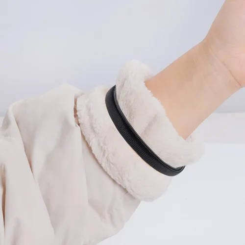 Vista 6 de SUMERSHA 6 piezas de soportes de manga para camisa, brazaletes de metal elásticos antideslizantes de manga larga para hombres y mujeres