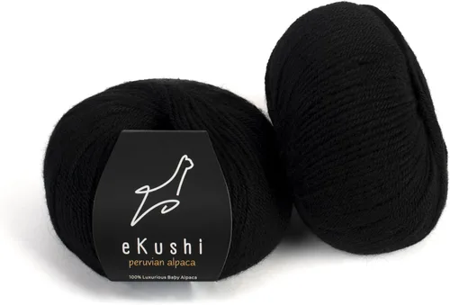 Vista 11 de 100% Hilo de Alpaca Baby para Tejer y Ganchillo - 1 Cono de Hilo Premium DK - Ligero, Hipoalergénico y Térmico Hecho en Perú - Ideal para Proyectos