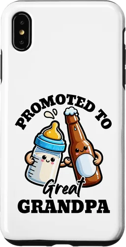 Vista 11 de Great Grandpa to Be Promoted to Great Grandpa Est. 2026 2027 Case for iPhone 16
