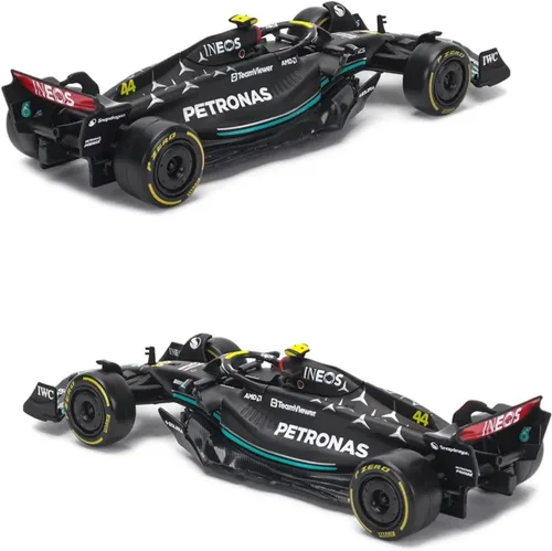Vista 2 de HTLNUZD Bburago 2023 1:43 F1Mercedes AMGW14#44 para Lewis Hamilton Formula One W14#44 1/43 Aleación Racing Die Cast Car Static Adult Collection