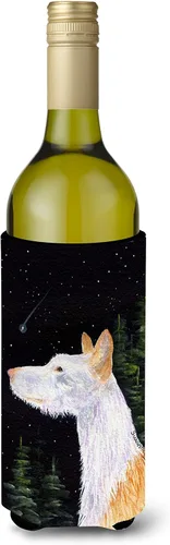 Vista 198 de Caroline's Treasures SS8447CC Starry Night English Bulldog - Enfriador para latas o botellas, lavable, funda plegable con aislamiento para bebidas