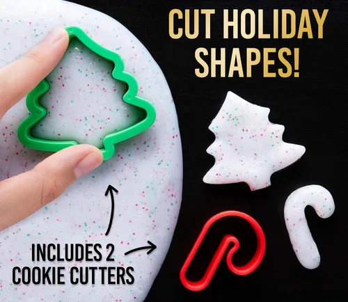 Vista 2 de Crazy Aaron's Thinking Putty® - Cortador de galletas, cortador de galletas, masilla sensorial para niños y adultos en una lata de 4 pulgadas