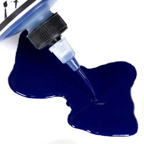 Vista 3 de GOLDEN Acrílicos de alto flujo, tono azul prusiano, botella de 1 fl. oz, pintura acrílica profesional, transparente