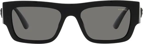 Vista 3 de Versace Man Sunglasses Havana Frame, Dark Bronze Lenses, 53MM
