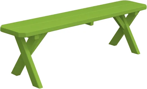 Vista 21 de Furniture Barn USA Pine - Banco cruzado de 2 pies, color negro