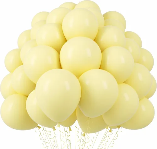 Vista 70 de Voircoloria Paquete de 90 globos de arena blanca de diferentes tamaños de 18/12/10/5 pulgadas, kit de arco de guirnalda de globos blancos arena