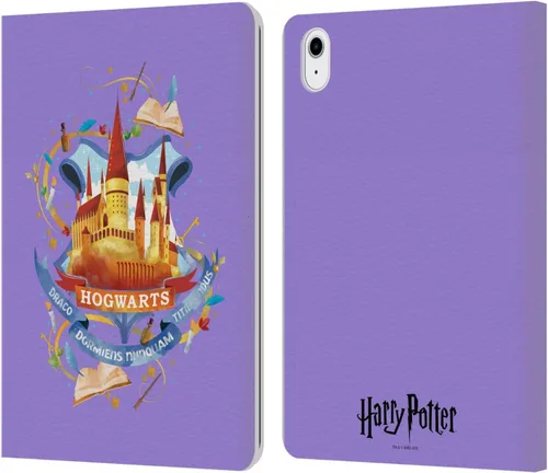 Vista 9 de Head Case Designs Funda de piel con licencia oficial de Harry Potter Gryffindor Deathly Hallows II, compatible con Apple iPad Air 11 2020/2022/2024