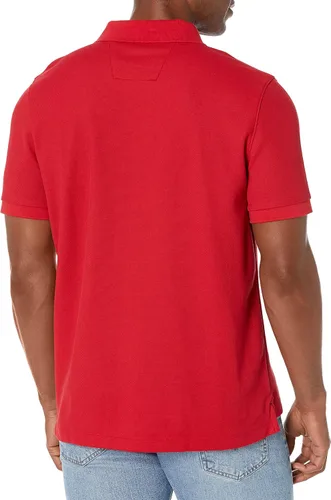 Vista 2 de Nautica playera polo clásica de mangas cortas color sólido para hombre