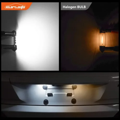 Vista 2 de Marsauto DE3175 Bombilla LED de 31 mm para luz interior de cúpula de mapa de puerta de cortesía para coche 1.22 pulgadas DE3021 DE3022 Bombillas