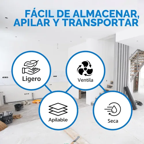 Vista 7 de Dri-Eaz Dri-Pod Pro - Secador omnidireccional de pisos y alfombras, secadora de piso con ventilación para barcos, caravanas y uso residencial