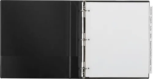 Vista 9 de Avery Big Tab Separadores insertables con pestaña extra anchos 8 pestañas transparentes, 1 juego (11223)