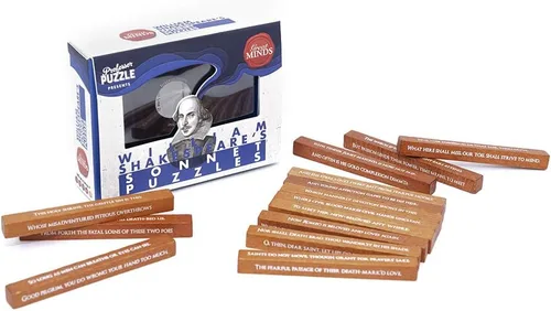 Vista 2 de Great Minds Shakespeares Sonnet 3D Brain Teaser Puzzle