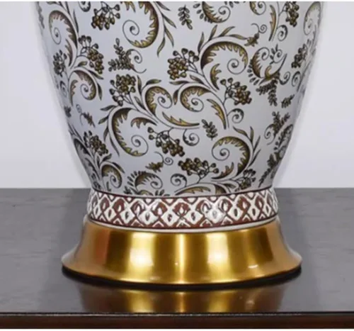 Vista 5 de Lamp for Desk Creative Hotel Table Lamp Nordic Retro Ceramic Table Lamp Living Room Study Bedroom Bedside Table Decorative Lamp Desk Lamps for Home