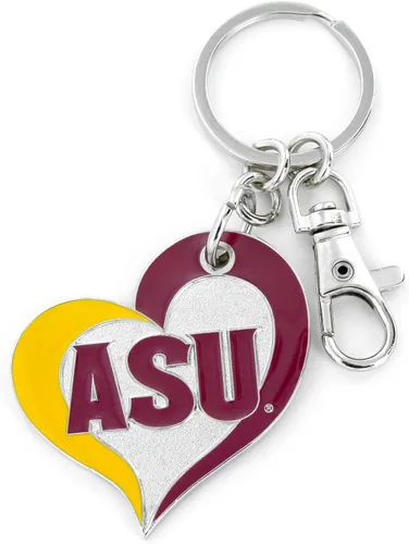 Vista 23 de aminco NCAA unisex-adulto Llavero de Corazón Espiral