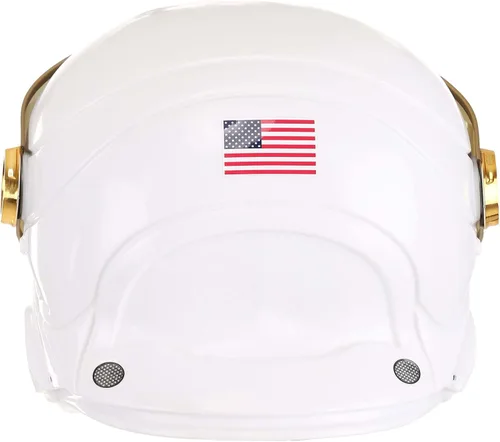 Vista 9 de Fun Costumes Casco de traje espacial de astronauta para adultos