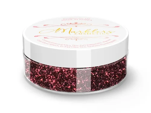 Vista 101 de MARBLERS Polvo de mica natural grueso [perla azul acero] 0.11 onzas (0.11 oz) altamente pigmentado no tóxico, vegano, libre de crueldad animal