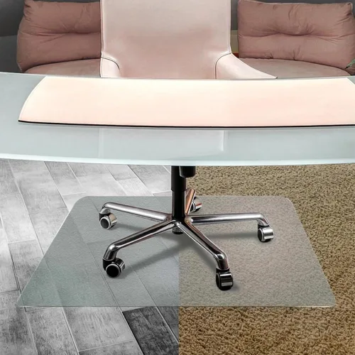Vista 13 de Floortex® Cleartex® Unomat - Tapete rectangular antideslizante para silla para suelos duros y azulejos de alfombra - 35 x 47 pulgadas