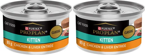 Vista 11 de Purina Pro Plan Paté, alimento húmedo para gatitos con alto contenido de proteínas, DEVELOPMENT entrée de pollo e hígado - (paquete de 24) latas