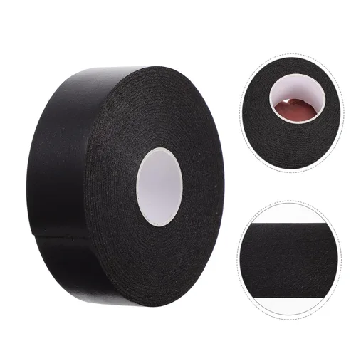 Vista 4 de minkissy Cinta de extensión de pestañas de espuma negra 5 rollos 16.4 ft x 1 in