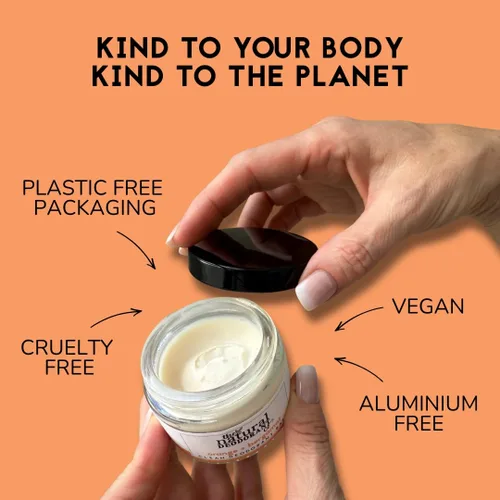 Vista 4 de The Natural Deodorant Co, Clean Bálsamo Desodorante Naranja + Bergamota 1.94 oz