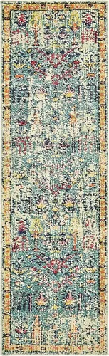 Vista 22 de Unique Loom Colección Monterey - Alfombra de área Adobe (2' x 3' 1" Rectángulo Azul/Beige)