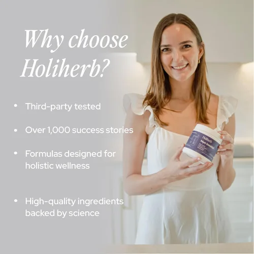 Vista 5 de Holiherb Myo Inositol + Suplemento de metilfolato para mujeres Suplementos de fertilidad para el equilibrio hormonal y apoyo a la salud ovárica