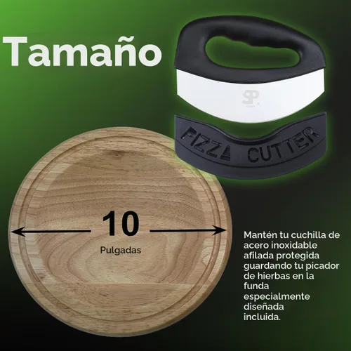 Vista 4 de Cuchillo picador de ensalada Mezzaluna de acero inoxidable, picadora de hierbas de doble hoja con cubierta protectora y asas ergonómicas para cortar