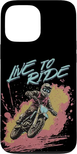 Vista 24 de Live to Ride Dirt Bike Motocross Racing Motorcycle Riding Case for iPhone 16