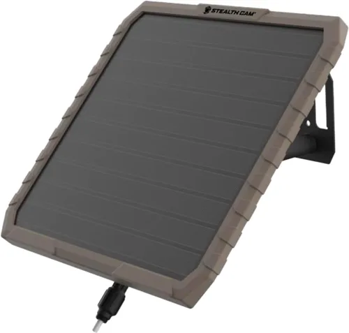Vista 4 de Stealth CAM Paquete de batería solar Sol-Pak duradera, panel de energía solar de 12 V, batería recargable y cable aislante, compatible con todas