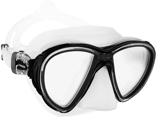 Vista 6 de Cressi Adult Dive Mask with Advanced Fog System and Improved Downward Visibility - Quantum: Made in Italy