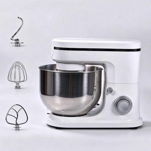 Vista 10 de 1500W Stand Mixer, 6-Speed Kitchen Mixer with Dough Hook, Whisk & Beater Black