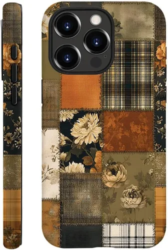 Vista 15 de DAIZAG Funda compatible con iPhone 11, funda duradera de protección contra golpes para niñas y mujeres, cruz bíblica, collage de flores