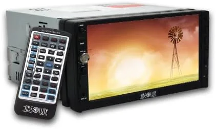 Vista 6 de Absolute DD-3000ABT Receptor reproductor de DVD multimedia de doble DIN de 7 pulgadas con pantalla táctil y panel frontal desmontable Bluetooth