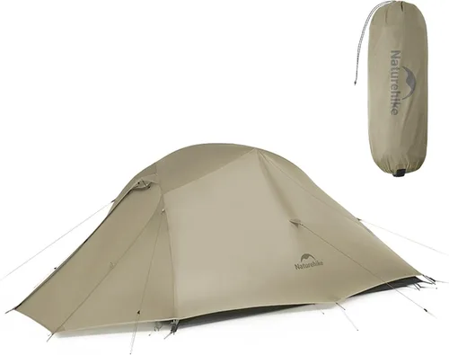Vista 15 de Naturehike Cloud up Pro - Tienda de campaña ultraligera para 1/2/3 personas, tienda de campaña para mochileros de 3 estaciones, impermeable para un