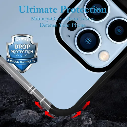 Vista 7 de Funda de teléfono personalizada para iPhone 13 Pro Max, funda protectora de TPU suave con nombre, con foto, resistente a los golpes, resistente a