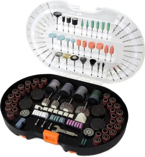 Vista 8 de WEN 230151A Kit de accesorios para herramientas rotativas de 150 piezas con estuche de transporte