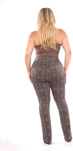 Vista 8 de ShoSho Pantalones ajustados de talla grande para mujer, pantalones ajustados de meter