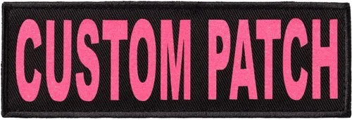 Vista 24 de Dogline Parche personalizado con letras con brillantina para perro, chaleco, arnés o collar, parches personalizables con texto brillante Azul