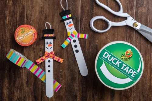Vista 4 de Duck Brand Cinta adhesiva Duck impresa, 6 rollos, yute (283713_C)