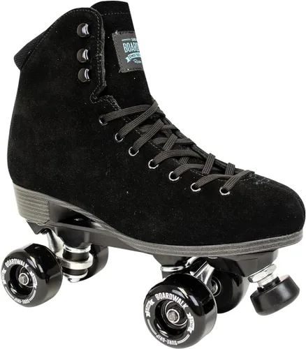 Vista 18 de Sure-Grip Boardwalk - Patines de ruedas unisex para exteriores con botas de cuero retro y ruedas 82A